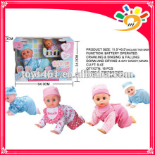 11,5 &quot;Crawling Puppe Baby + 6,5&quot; Mini Spielzeug Puppe